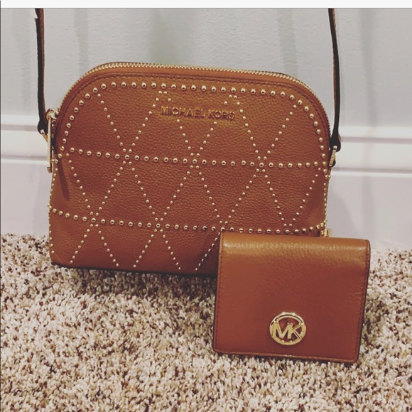 Michael Kors Handbags - Michael Kors Adele Cross Body and Matching Wallet